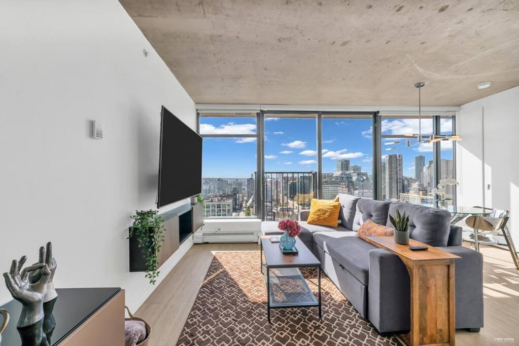Skyview, 40Th Floor! 2Br Condo In Downtown Vancouver Zewnętrze zdjęcie